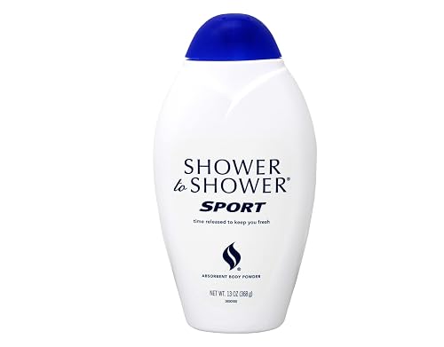 Shower to Shower Body Powder, Sport 13 oz (Pack of 9) Beauty & Personal Care Shower To Shower