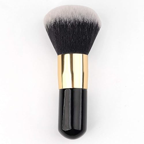 RN BEAUTY Makeup Brush Powder Brush Foundation Blush Bronzer Contour Face Blender Brush Professional Mineral Blending Buffing Kabuki Brushes Thick Beauty & Personal Care RN BEAUTY