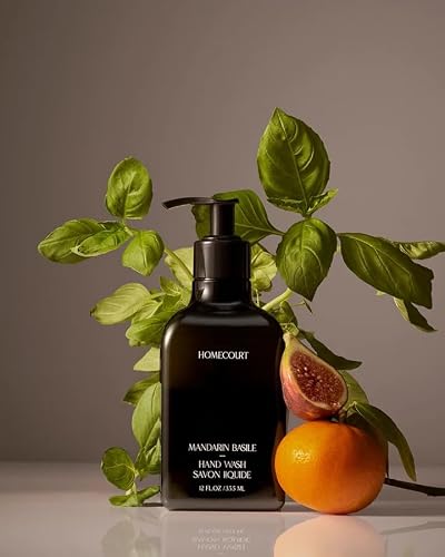 Homecourt Hand Wash, Gently Cleanses & Hydrates, Removes Dirt & Debris Without Irritating Skin, Clean Formula, Mandarin Basile, 12 fl oz Beauty & Personal Care Homecourt