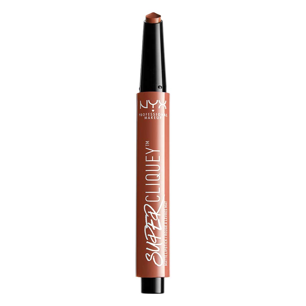 NYX SUPER CLIQUEY MATTE LIPSTICK/ ROUGE À LÈVRES MAT (#COLOR - SCLS01 ON THE DL/ SECRET) Beauty & Personal Care NYX PROFESSIONAL MAKEUP