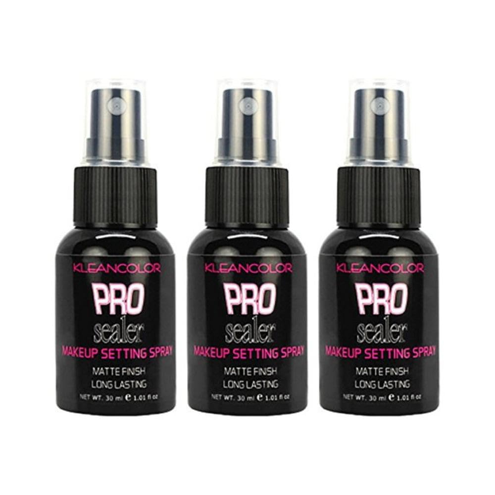 KleanColor Pro Sealer Makeup Setting Spray - Matte Finish, Set of 3 Beauty & Personal Care Kleancolor