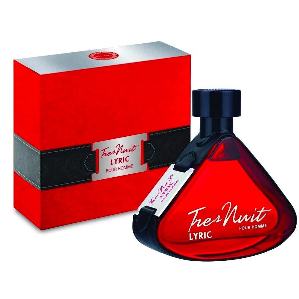 Armaf Tres Nuit Lyric Eau de Parfum Spray for Men, 3.4 Ounce Beauty & Personal Care Armaf
