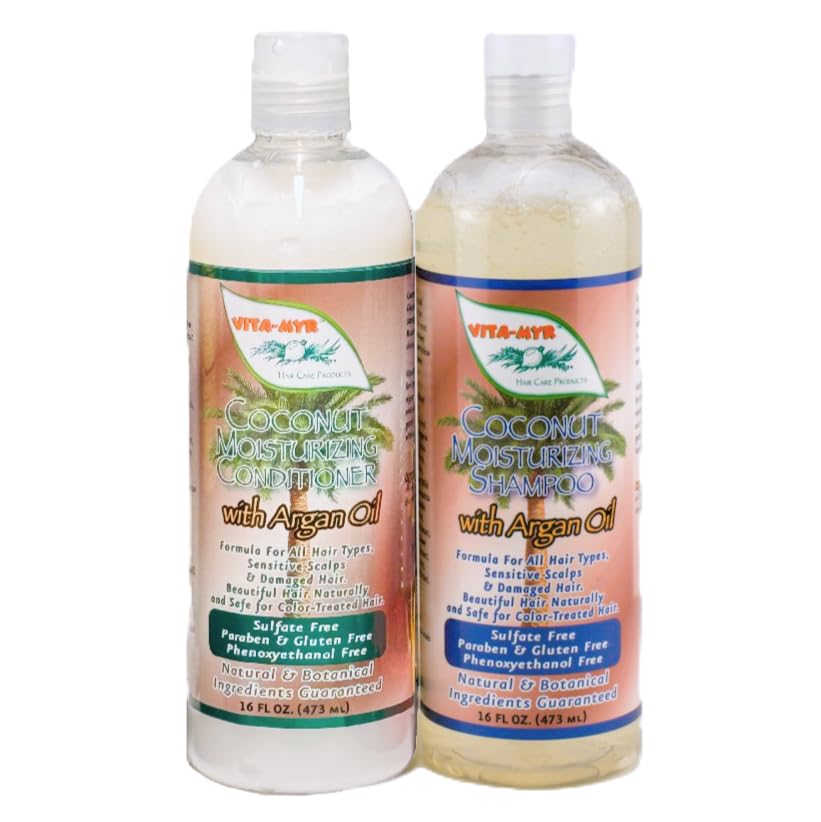 VITA-MYR Herbal Shampoo and Conditioner Set (Coconut) Beauty & Personal Care VITA-MYR
