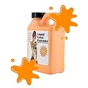 Orange 8 oz - Liquid Latex Body Paint, Ammonia Free No Odor, Easy On and Off, Cosplay Makeup, Creates Professional Monster, Zombie Arts, Garfield Beauty & Personal Care Liquid Latex Fashions