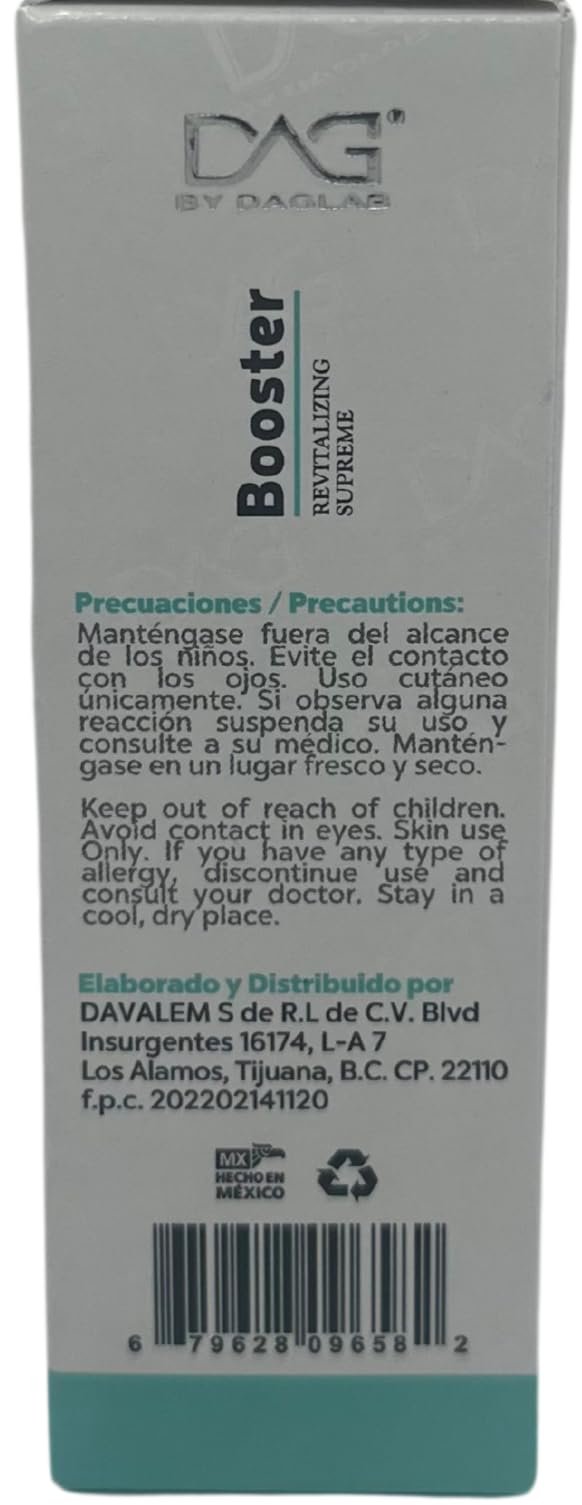 DAG BY DAGLAB Booster + B5 Revitalizing Supreme (50 ML) Hyaluronic Acid cosmetic use Beauty & Personal Care DAG BY DAGLAB