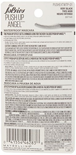 Maybelline The Falsies Push Up Angel Waterproof Mascara, Lengthening and Curling Make Up Formula, Very Black, 1 Count Beauty & Personal Care MAYBELLINE