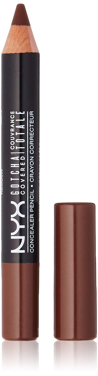 NYX Professional Makeup Gotcha Covered Concealer Pencil, Deep Espresso, 0.04 Ounce Beauty & Personal Care NYX PROFESSIONAL MAKEUP