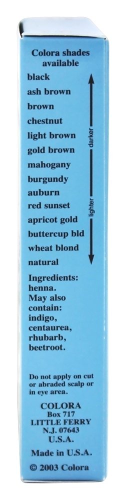 Colora Henna Powder Hair Color Gold Brown, 2 oz Beauty & Personal Care Colora