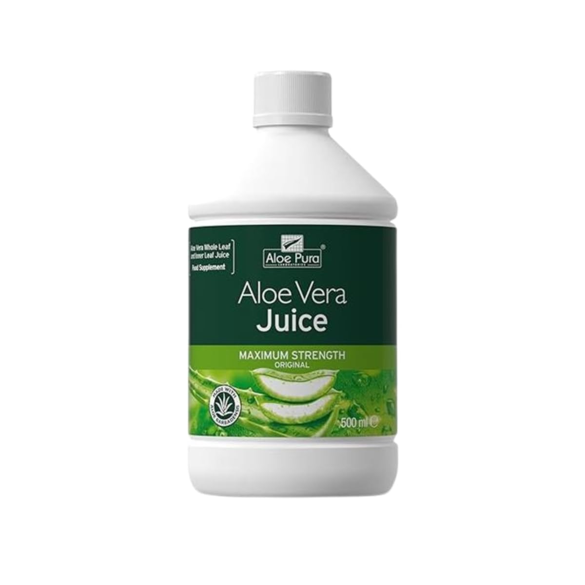 Aloe Pura Aloe Vera Juice - Max Strength, 500Ml Beauty & Personal Care Aloe Pura