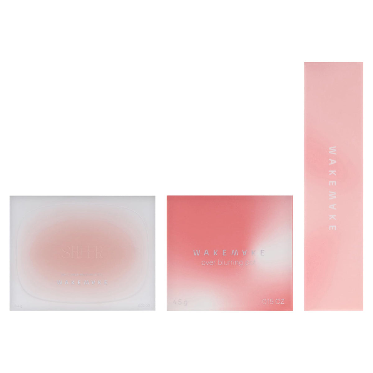 Wakemake Kit by Wakemake for Women - 3 Pc Kit 0.22oz Makeup - 03 Lavander Pleasure, 0.15oz Makeup - 08 Berry Blum, 0.12oz Lipstick - 02 Slower Moment