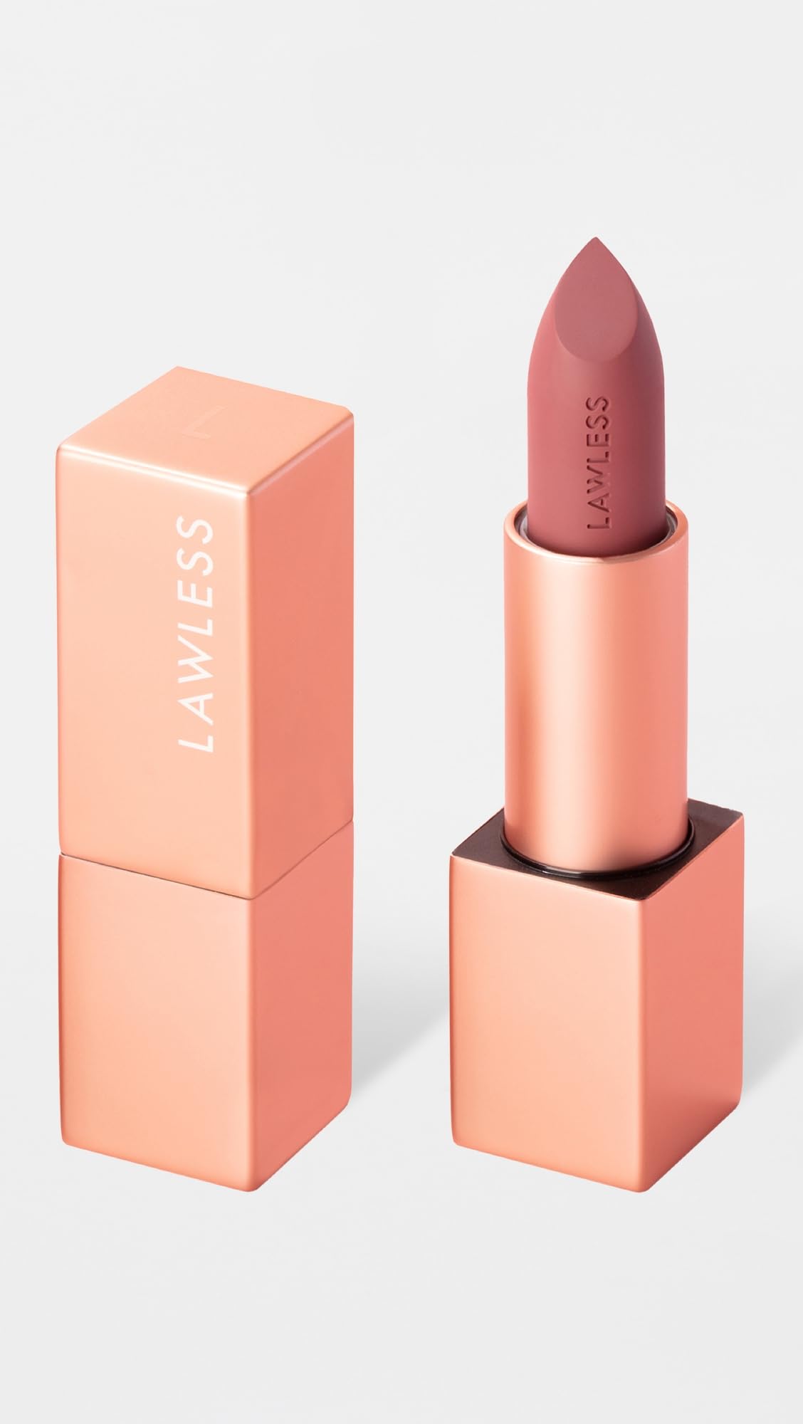 Lawless Women's Forget the Filler Lip-Plumping Line-Smoothing Satin Cream Lipstick, Minx, 0.1 Ounce Beauty & Personal Care Lawless