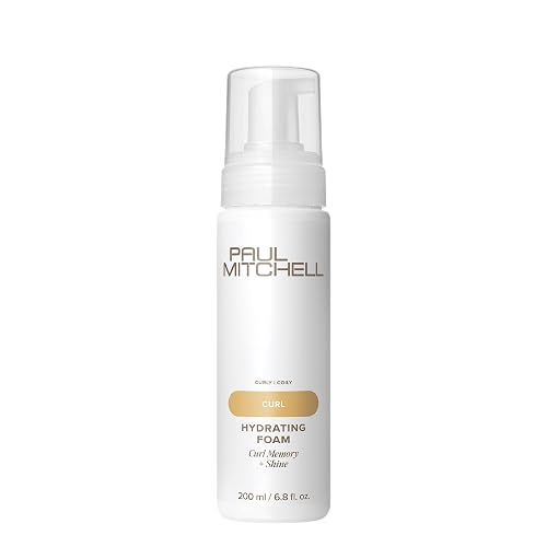 Paul Mitchell Hydrating Foam, Provides Curl Memory + Shine, For Curly + Coily Hair, 6.8 fl. oz Beauty & Personal Care Paul Mitchell