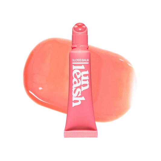 UNLEASHIA Sunset Dazzle Lip Gloss Balm, Hydrating Tinted Lip Balm with Glossy Shimmer, Lightweight & Moisturizing Vegan Formula with Peptides Beauty and Personal Care UNLEASHIA