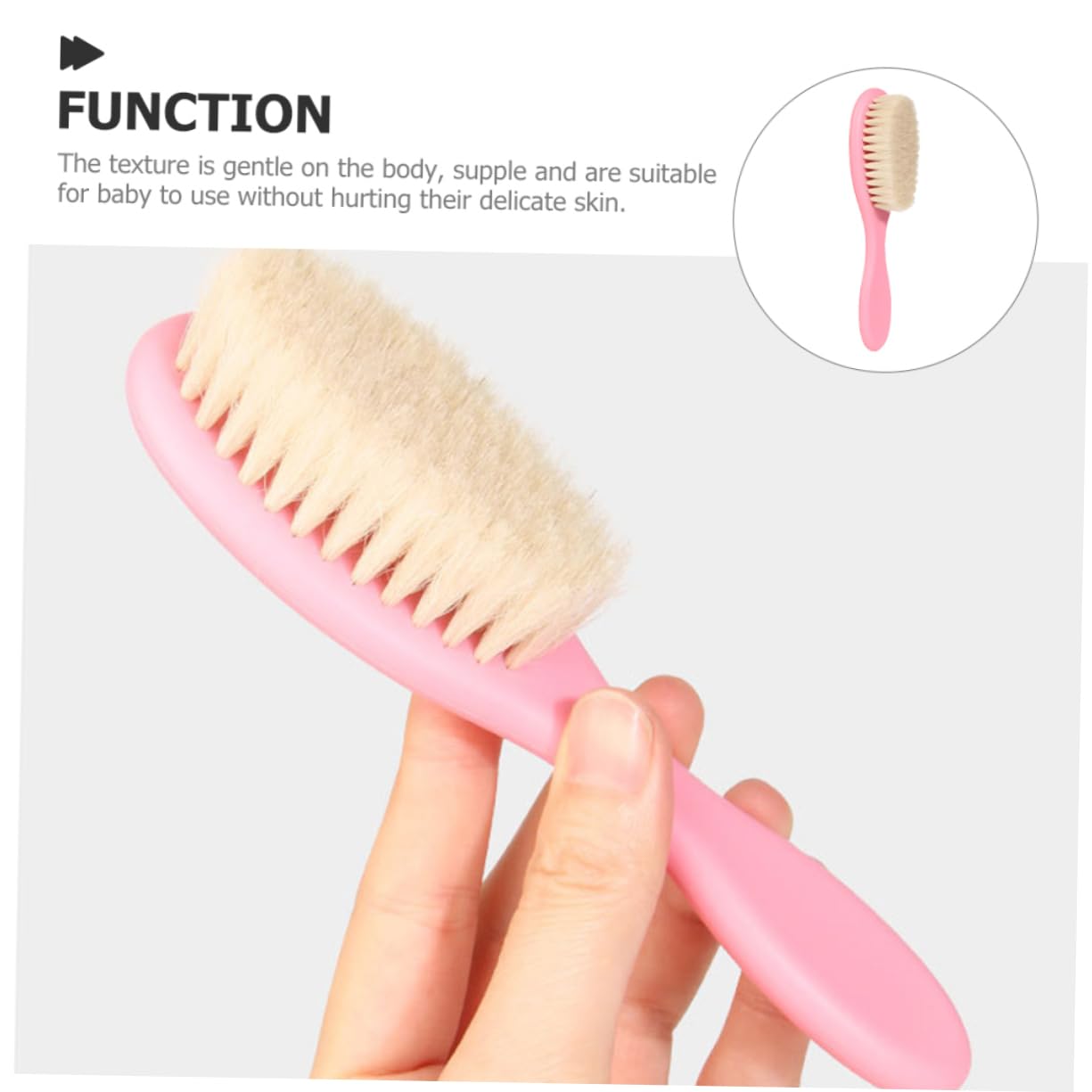 PartyKindom Bath Brush Soft Bristle Bathing Scrubber for Newborns and Portable Design for Daily Cleaning and Bath Gentle Beauty and Personal Care PartyKindom