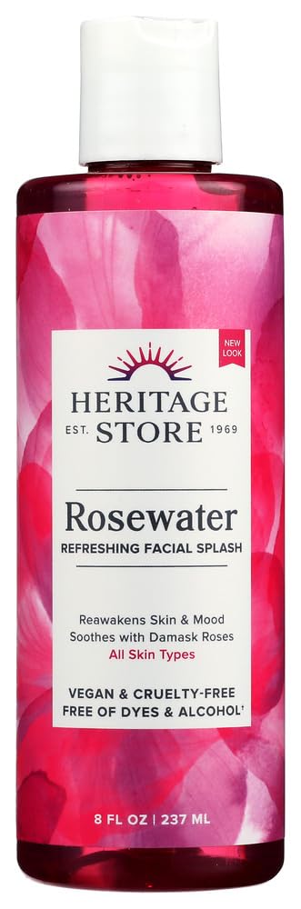 Heritage Products Rose Petals Rosewater , 8 Fl Oz Beauty & Personal Care HERITAGE STORE