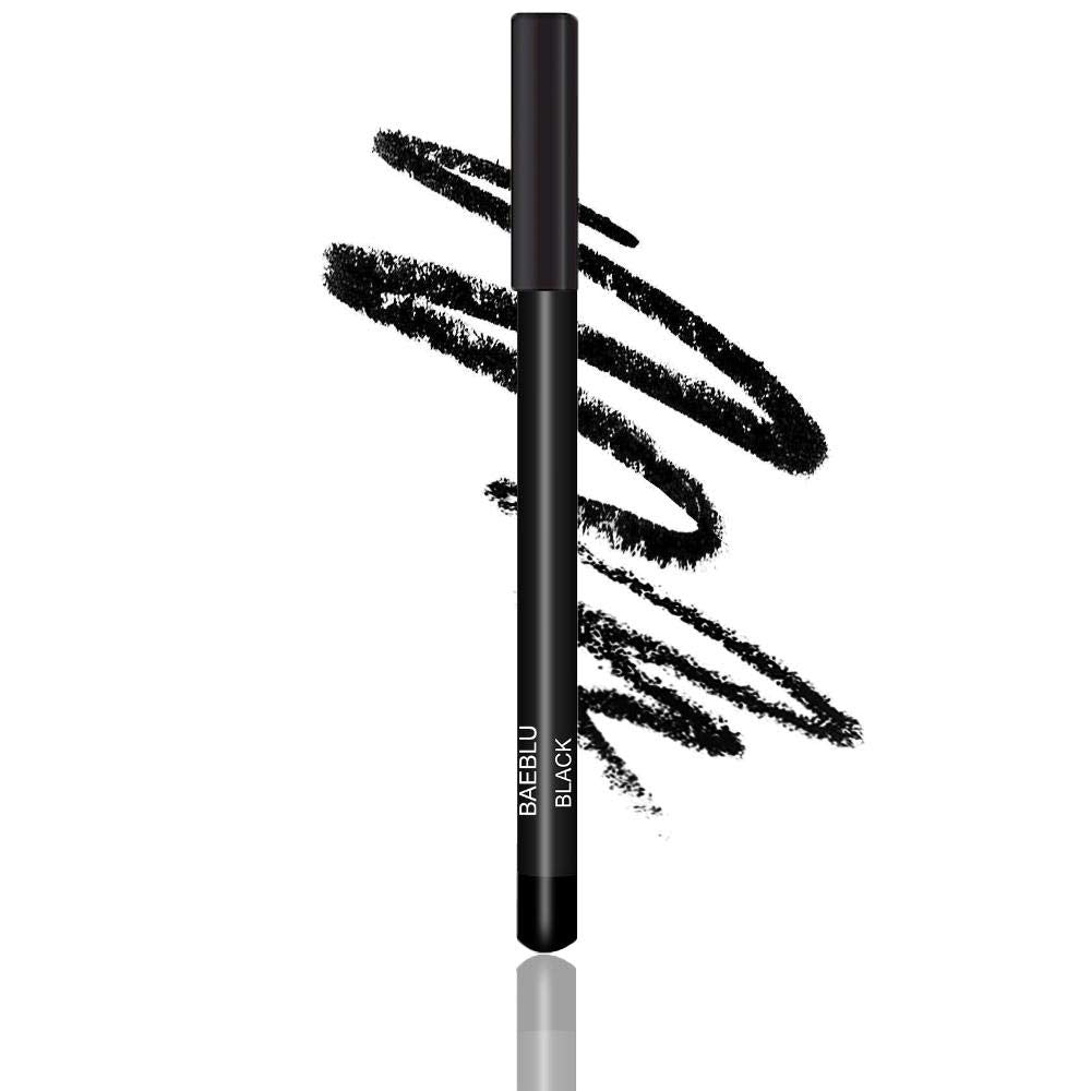 Natural Eyeliner Pencil, Black - Hypoallergenic, Water & Smudge Proof Eyeliner for sharp Lines and Defined Eyes - Long-Lasting, Organic & Cruelty-Free Beauty & Personal Care BaeBlu