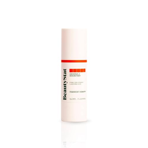 BeautyStat Universal C Serum - 20% Pure Vitamin C with Collagen-Boosting Peptides and Hyaluronic Acid to Brighten, Firm, and Strengthen Skin (30ml) Beauty & Personal Care BeautyStat