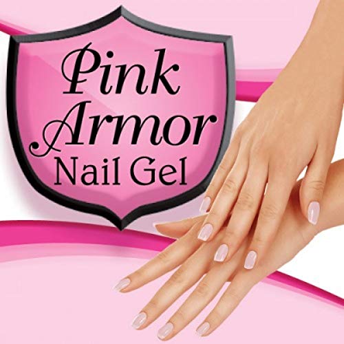 Ontel Armor Nail Gel, Pink, 0.45 Fl Oz, As Seen on TV Beauty & Personal Care Ontel