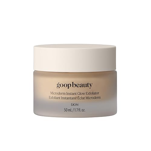 goop Beauty Microderm Face Exfoliator | At-Home Microdermabrasion with Glycolic Acid & Exfoliating Minerals | Smooths Skin Texture | Clean Face Scrub Beauty & Personal Care goop