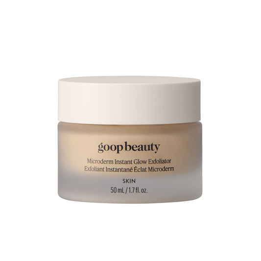 goop Beauty Microderm Face Exfoliator | At-Home Microdermabrasion with Glycolic Acid & Exfoliating Minerals | Smooths Skin Texture | Clean Face Scrub Beauty & Personal Care goop