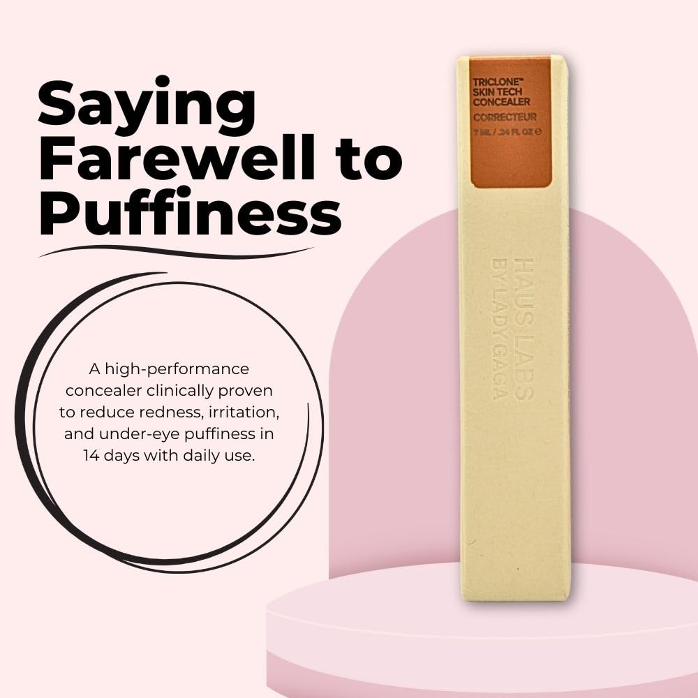 Haus Labs Triclone Skin Tech Hydrating + De-puffing Concealer with Fermented Arnica - 40 Medium Deep Golden Beauty & Personal Care Haus Laboratories