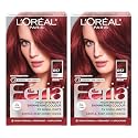 L'Oreal Paris Feria Multi-Faceted Shimmering Permanent Hair Color, R57 Intense Medium Auburn, Hair Dye Kit, Pack of 2 Beauty & Personal Care L'Oreal Paris