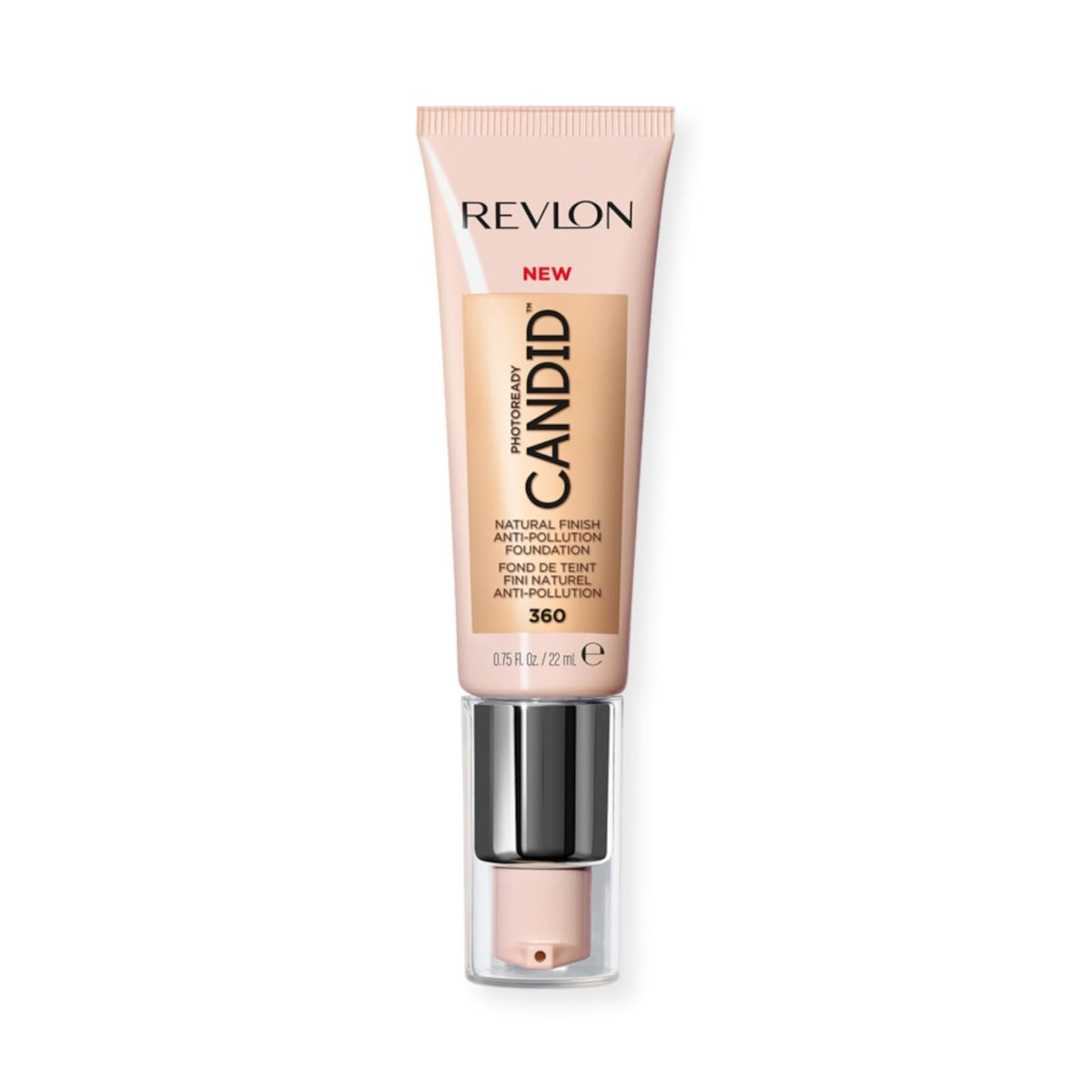 Revlon PhotoReady Candid Natural Finish Foundation, with Anti-Pollution, Antioxidant, Anti-Blue Light Ingredients, 360 Cashew, 0.75 fl. oz. Beauty & Personal Care REVLON