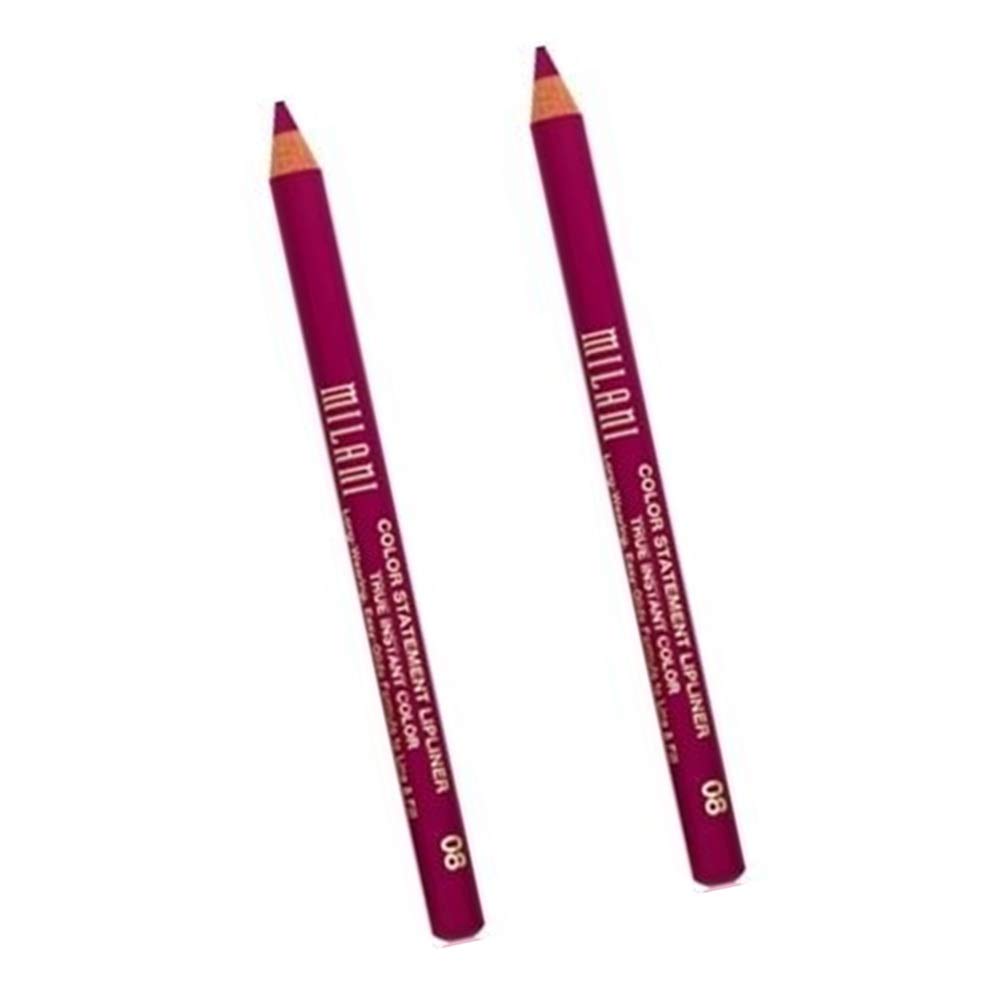 Pack of 2 Color Statement Lipliner, Fuchsia 08 Y Beauty & Personal Care Milani