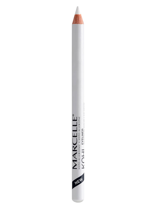 Marcelle Kohl Eyeliner, White, Eye Pencil, Long-Lasting, Waterproof, Intense Colour, Fragrance-Free, Hypoallergenic, Recognized by CDA, Cruelty-Free Beauty & Personal Care MARCELLE