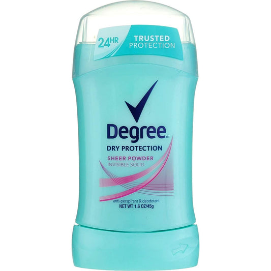 Degree Women Anti-Perspirant and Deodorant Invisible Solid, Sheer Powder 1.6 oz (Pack of 5) Beauty and Personal Care Degree