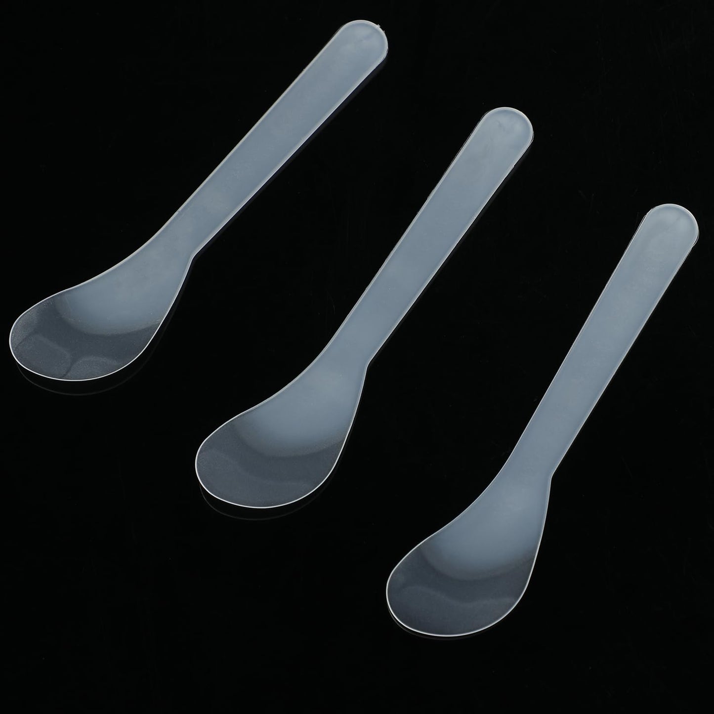 Senkary 200 Pack Large Cosmetic Spatulas 5 Inch Plastic Makeup Spatulas Disposable Facial Skincare Face Mask Applicators (Translucent) Beauty & Personal Care Senkary