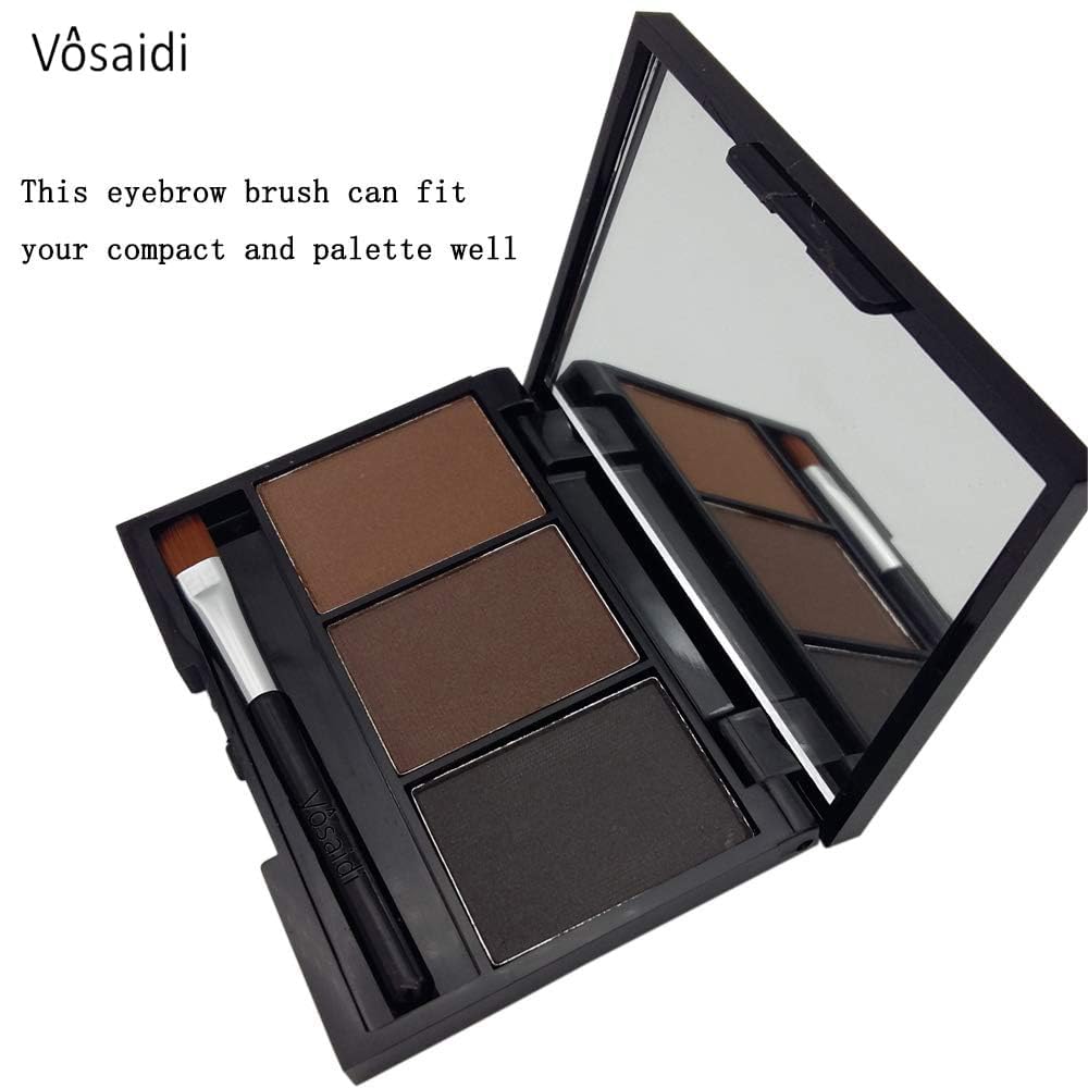 VOSAIDI 10pcs Eyebrow Portable Premium Quality Angled Eye Brow and Spoolie Mini Brush Beauty & Personal Care Vôsaidi