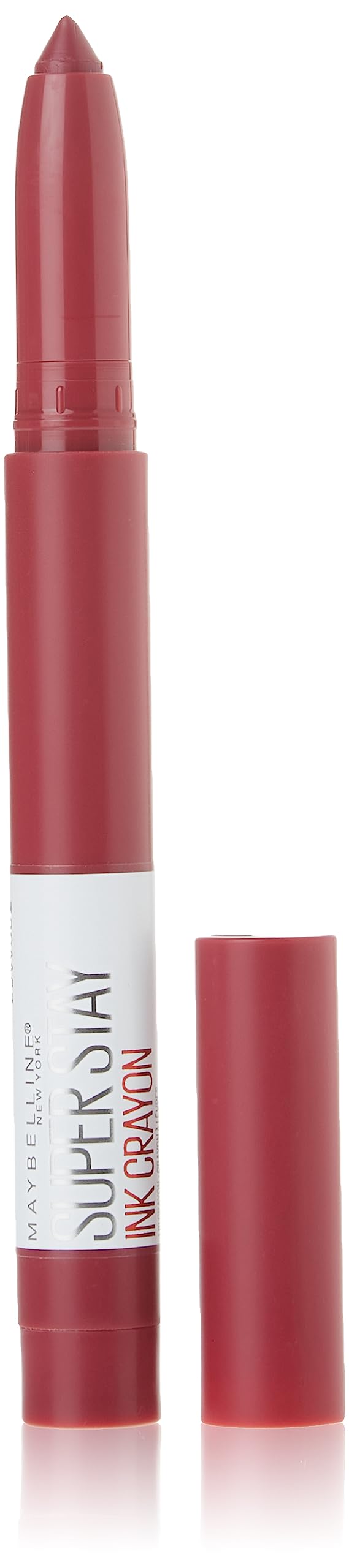 Maybelline Super Stay Ink Crayon Lipstick Makeup, Precision Tip Matte Lip Crayon with Built-in Sharpener, Longwear Up To 8Hrs, Accept A Dare, Wine Beauty & Personal Care MAYBELLINE