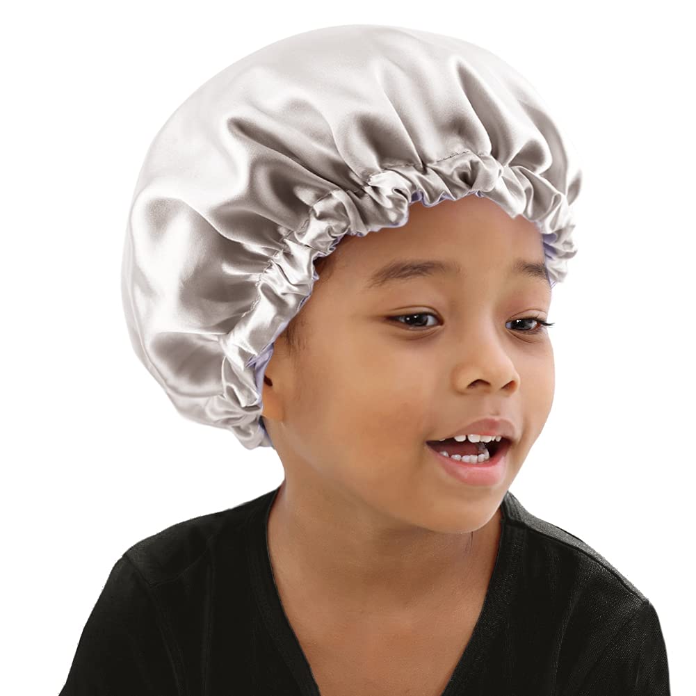 ELIHAIR Kids Satin Bonnet Sleeping Cap for Toddler Child Natural Hair Daily Beauty and Personal Care ELIHAIR