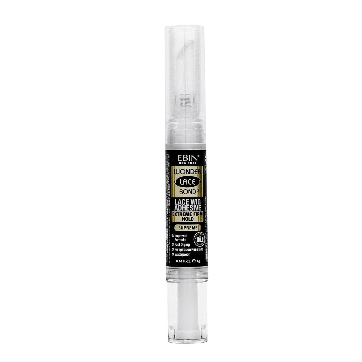 EBIN NEW YORK Wonder Lace Bond Silicone Pen Type 4g - Supreme (Extreme Firm Hold) | No Residue Improved Formula Easy to Apply Fast Drying Waterproof Beauty & Personal Care EBIN NEW YORK