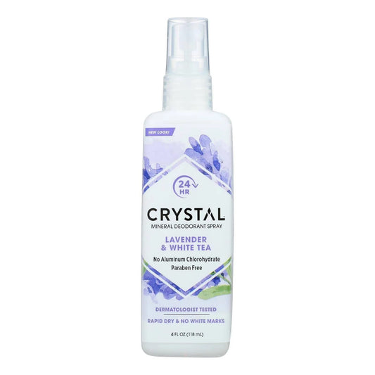 Crystal Essence Lavender and White Tea Body Spray - 4 oz - Liquid Beauty and Personal Care Crystal Essence