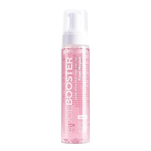 Style Factor EDGE BOOSTER Extra Shine & Moisture Rich Foam Mousse | Lightweight Styling for Curls, Waves, Braids, Locs & Protective Styles | Volume Beauty & Personal Care Style Factor