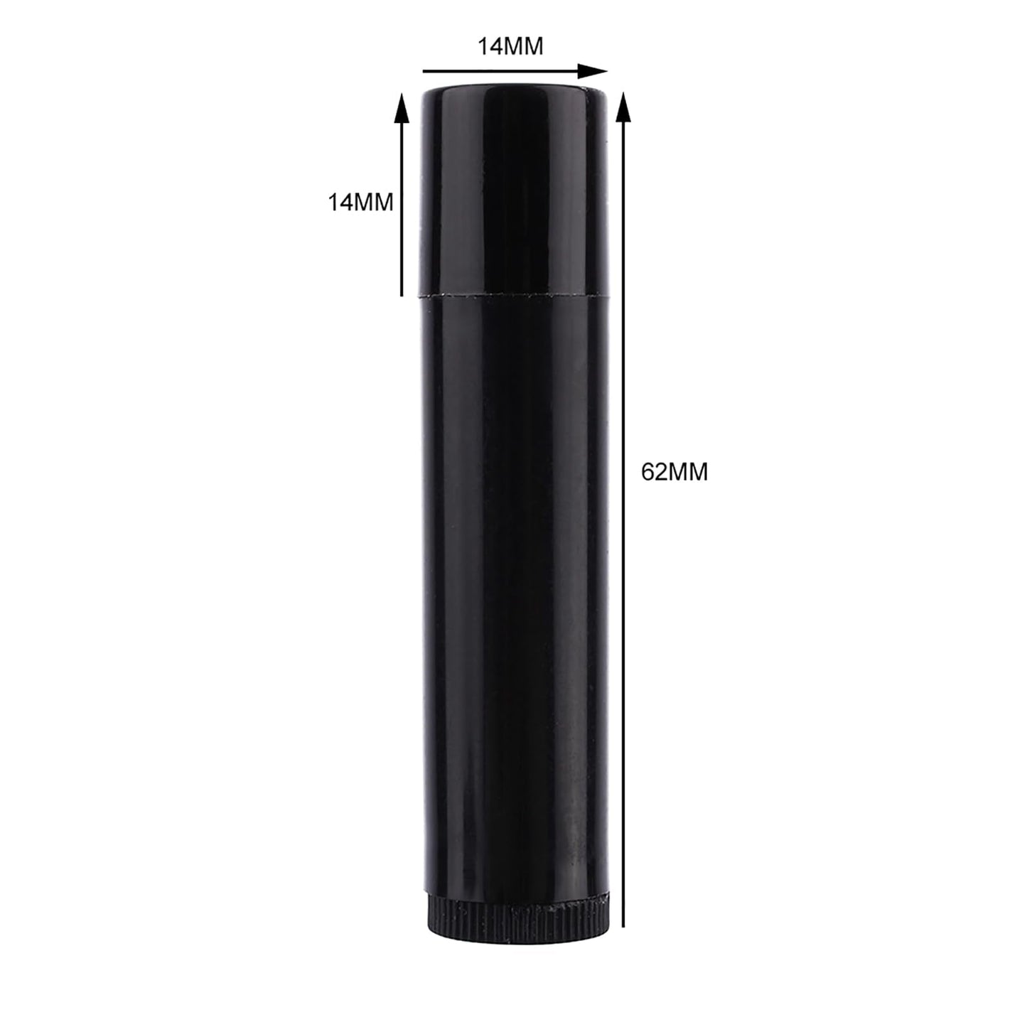 Lipstick Containers Empty, 100PCS 5ml Black White Empty lipstick Lip Balm Container Tube Beauty & Personal Care Acogedor