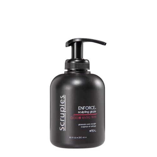 Scruples Enforce Sculpting Glaze - Strong Hold Hair Gel to Create Body & Lift - Weightless Hair Glaze Without Build Up - Water Soluble Formula for All Beauty & Personal Care Scruples