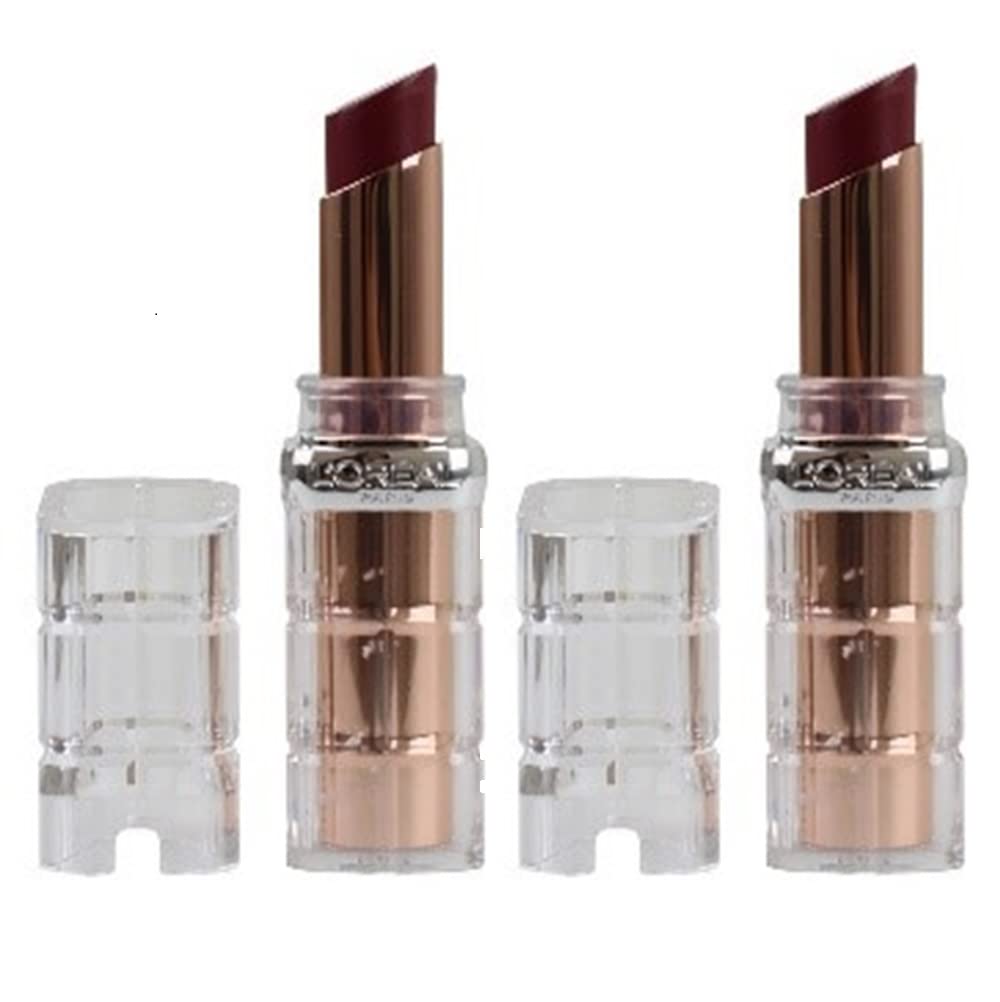 Pack of 2 L'Oreal Paris Colour Riche Plump and Shine Lipstick, Wild Fig Plump #108 Beauty & Personal Care L'Oreal Paris