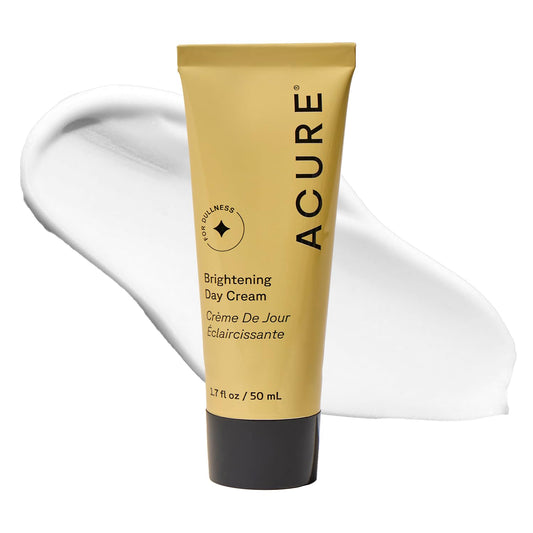 Acure Brightening Day Cream - Cica Cream, Anti Aging Moisturizer to Brighten for Women & Men, Facial Lotion, Skincare with Argan Oil to Replenish Beauty & Personal Care Acure