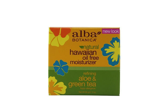 Alba Botanical Daily Hydrating Moisturizer Aloe & Green Tea 3 oz (Pack of 5)