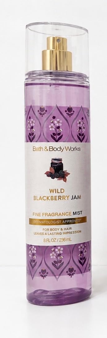 Bath & Body Works Fall Fine Fragrance Mist Collection 8 fl oz - Choose Scent (Wild Blackberry Jam)