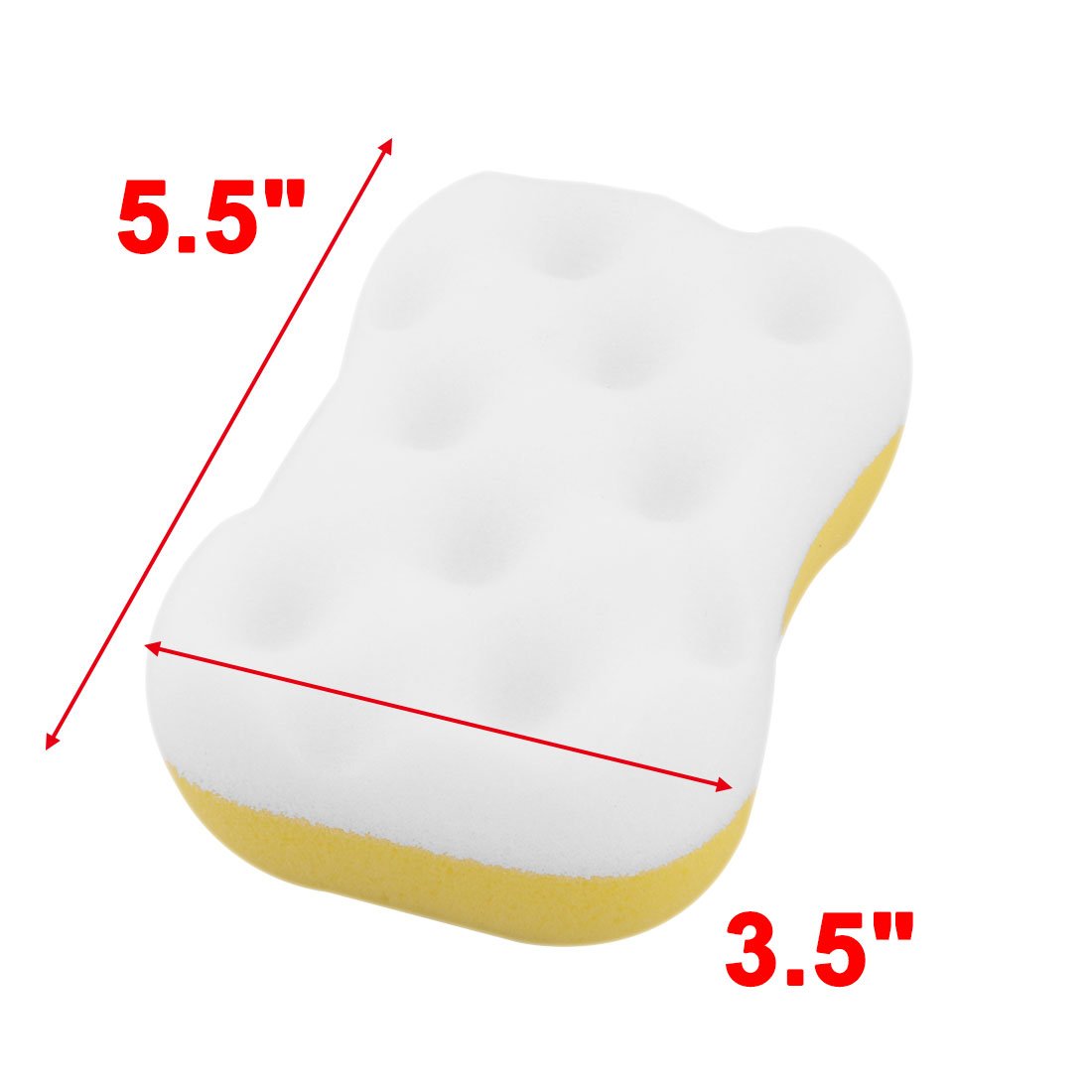 Ruilogod Shaped Bathroom Body Cleaning Washing Tool Bath Shower Sponge Yellow (id: 645 377 083 e75 be3 Beauty and Personal Care Ruilogod
