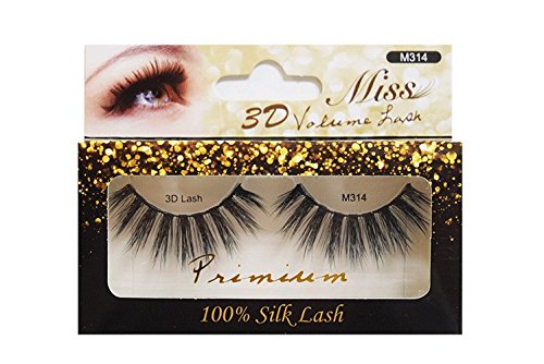 "4 Pairs" Miss Lashes 3D Volume lash M314 Beauty & Personal Care Miss Lash