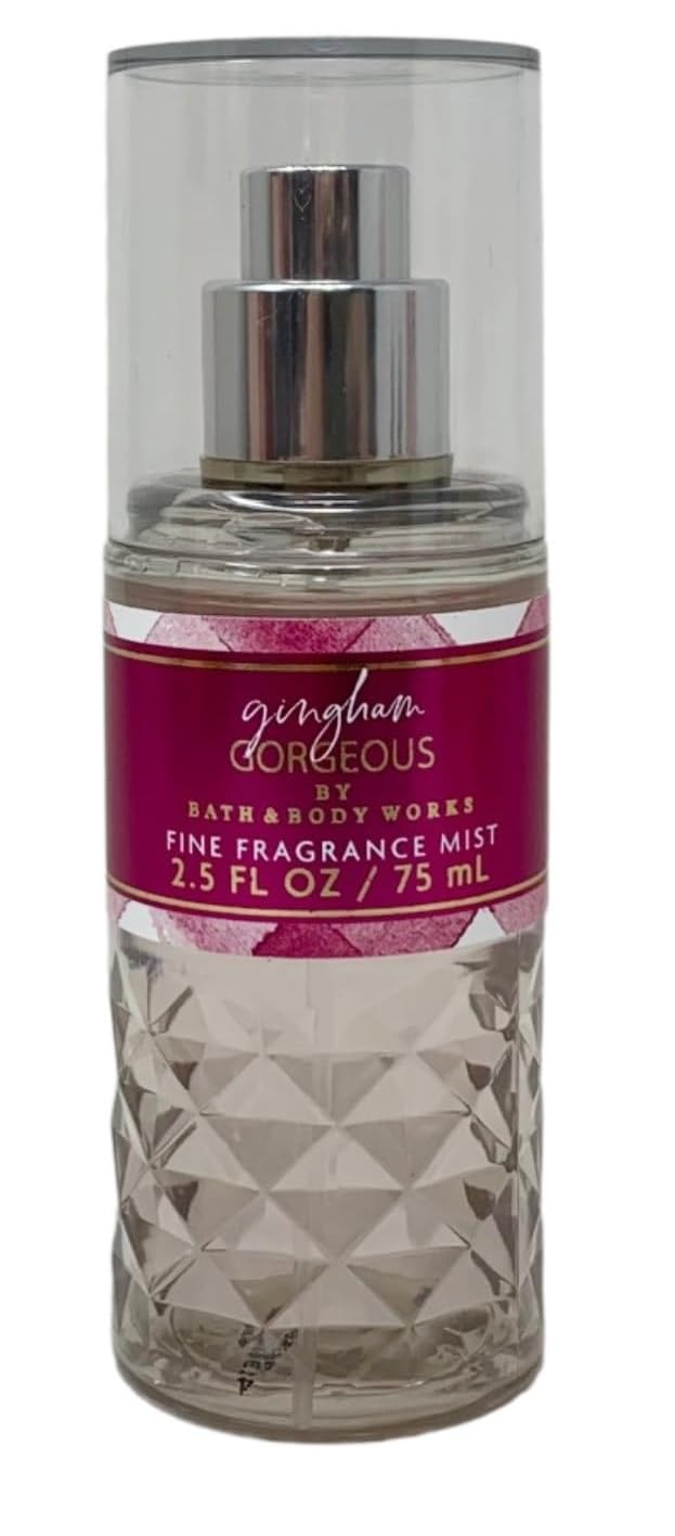 Bath and Body Works Travel Size Fine Fragrance Mist - Classic and Seasonal Scents - 2.5 fl oz each (Gingham Gorgeous) Beauty & Personal Care Bath & Body Works