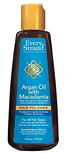 Every Strand Argan Oil With Macadamia Hair Polisher, 6 Fl Oz, 6 Oz Beauty & Personal Care Every Strand