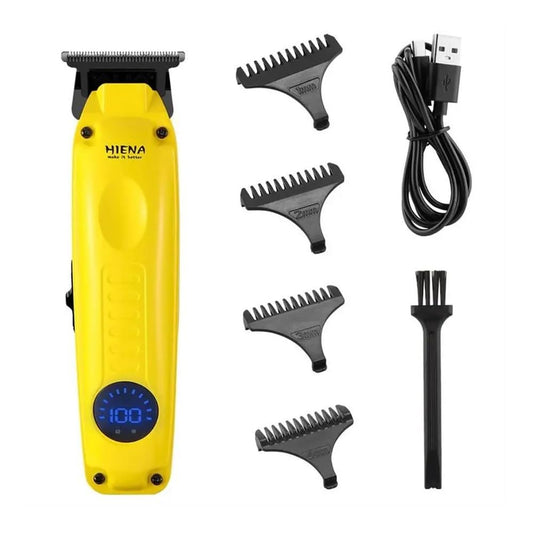 EWKYLSEM Razors HIENA Men's Electric Hair Clipper, USB Charging led Display Cordless use Trimmer, Convenient and Portable, Suitable for Home Beauty and Personal Care EWKYLSEM
