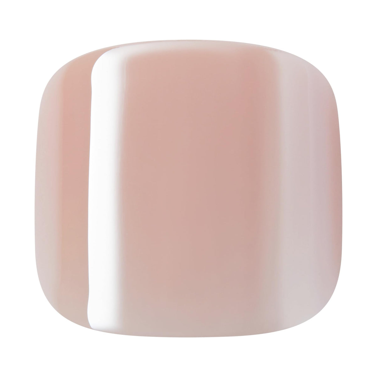 Kiss Core, Press On Nails, Nail glue included, 'Toe-tally Glam', Pink, Short Size, Squoval Shape, Includes 26 Toenails, 2g Glue, 1 Manicure Stick, 1