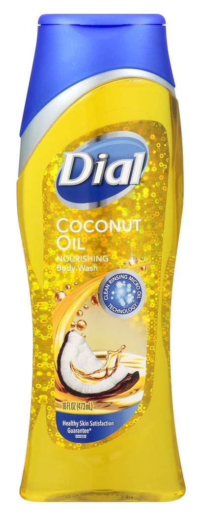 Dial Body Wash Coconut Oil 16 Ounce Nourishing (473ml) (Pack of 2) Beauty & Personal Care Dial